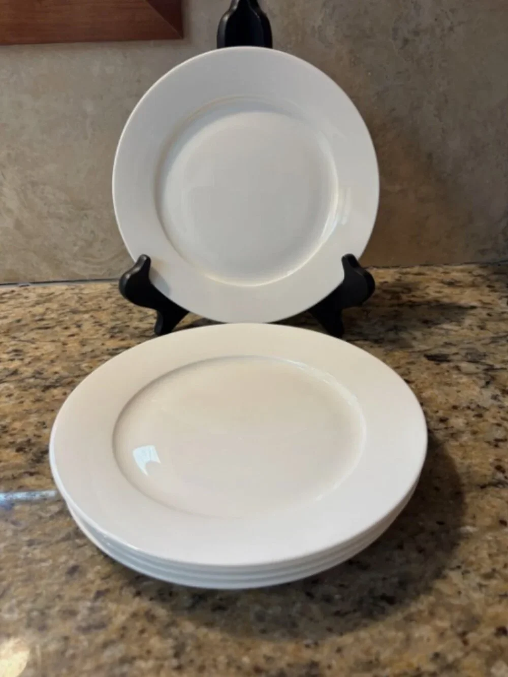 Mikasa Lausanne White Bone China Salad Plates 8 1/4
